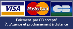 Paiement CB accepté