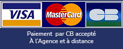 Paiement CB accepté