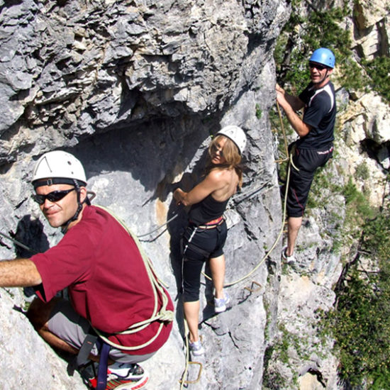 Côté Voyages - Week-end tonique aux Orres Haute Alpes - Via Ferrata